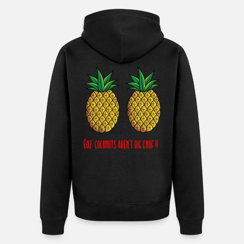Été Été Été Été - Veste à capuche bio Premium Unisexe - noir
