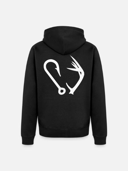 Chasse et pêche - Veste à capuche bio Premium Unisexe - noir