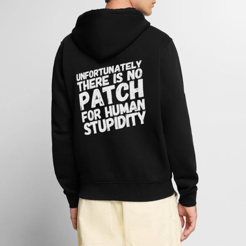 Admin Administrator Informatik Computer Unisex Premium Bio Zip Hoodie