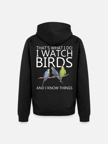 Ornithologist Ornithologin Vogelbeobachter - Ekologisk premiumluvjack unisex - svart