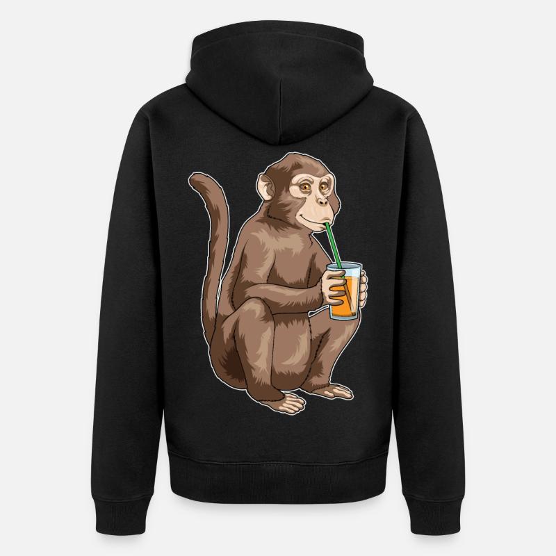 Jus de singe - Veste à capuche bio Premium Unisexe - noir
