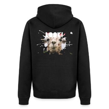 Bande dessinée drôle drôle drôle cadeau - Veste à capuche bio Premium Unisexe - noir - Dos - Nico (187cm)