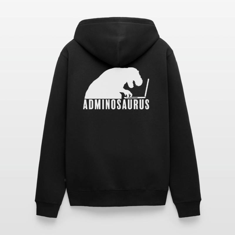 Admin Administrator Informatik Computer Unisex Premium Bio Zip Hoodie