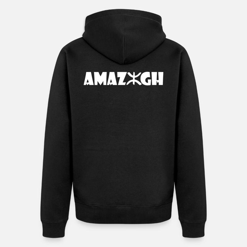 Amazigh - Veste à capuche bio Premium Unisexe - noir