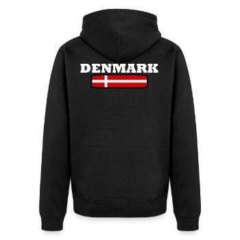 Danemark - Veste à capuche bio Premium Unisexe - noir - Dos - Nico (187cm)