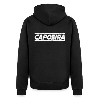 Capoeira - Veste à capuche bio Premium Unisexe - noir - Dos - Nico (187cm)