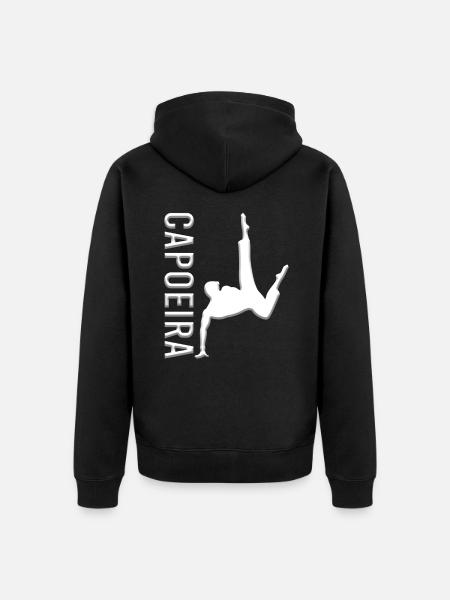 Capoeira Kampfsport - Unisex Premium Bio Zip Hoodie - Schwarz