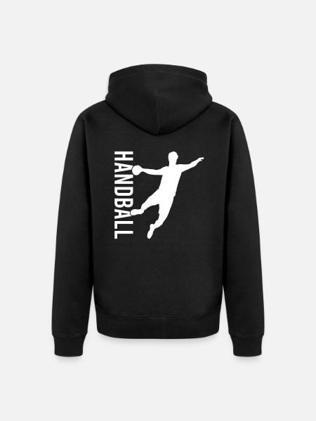 Handball - Veste à capuche bio Premium Unisexe - noir