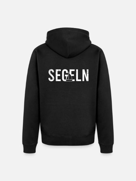 Voile - Veste à capuche bio Premium Unisexe - noir