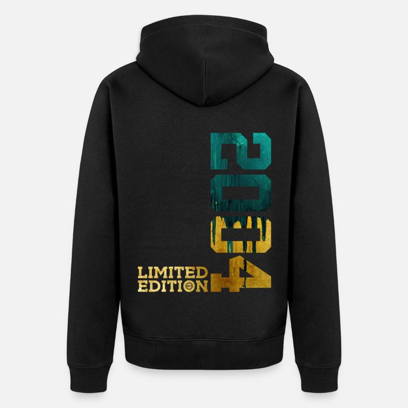 22E ANNIVERSAIRE ÉDITION LIMITÉE 2004 - Veste à capuche bio Premium Unisexe - noir