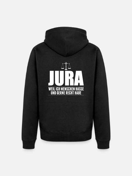 Anwalt - Unisex Premium Bio Zip Hoodie - Schwarz