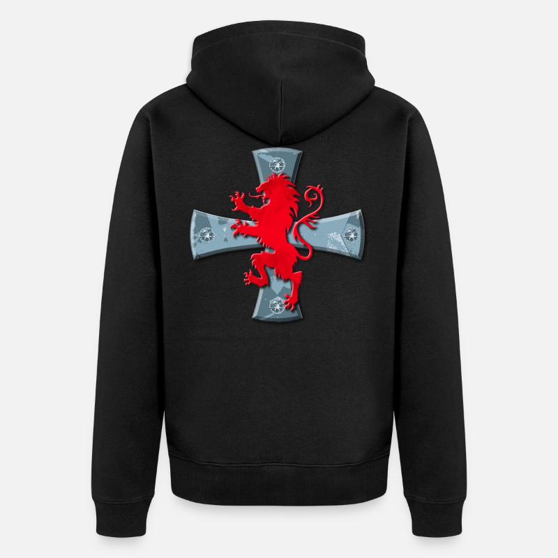Croix de chevalier LOEWE - Veste à capuche bio Premium Unisexe - noir