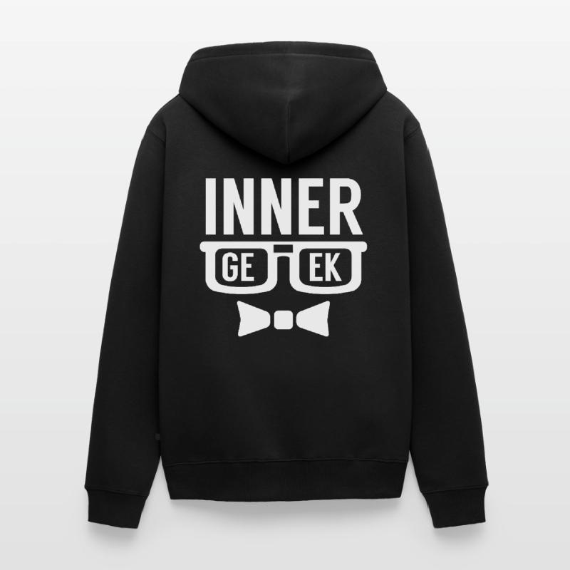 Inner Geek Programmierer Nerd Computer Unisex Premium Bio Zip Hoodie