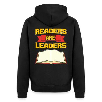 Livre de lecture livre bookmark bookish gift - Veste à capuche bio Premium Unisexe - noir - Dos - Nico (187cm)
