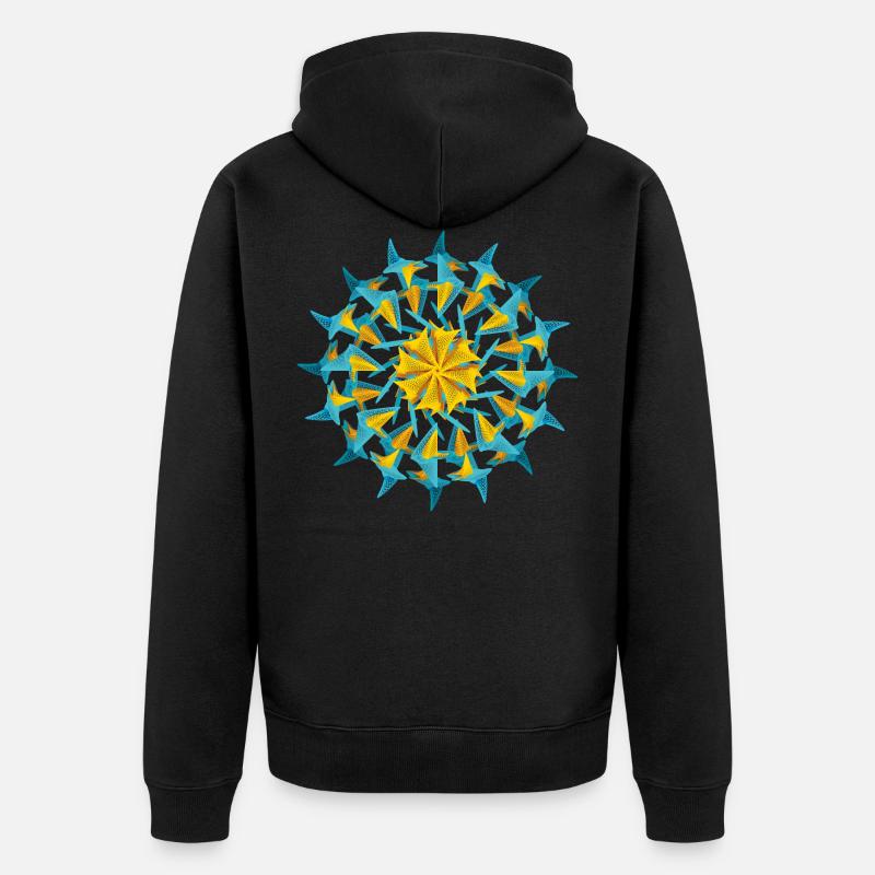Nektar 1-2 - Unisex Premium Bio Zip Hoodie - Schwarz