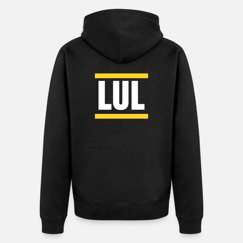 LUL - Veste à capuche bio Premium Unisexe - noir