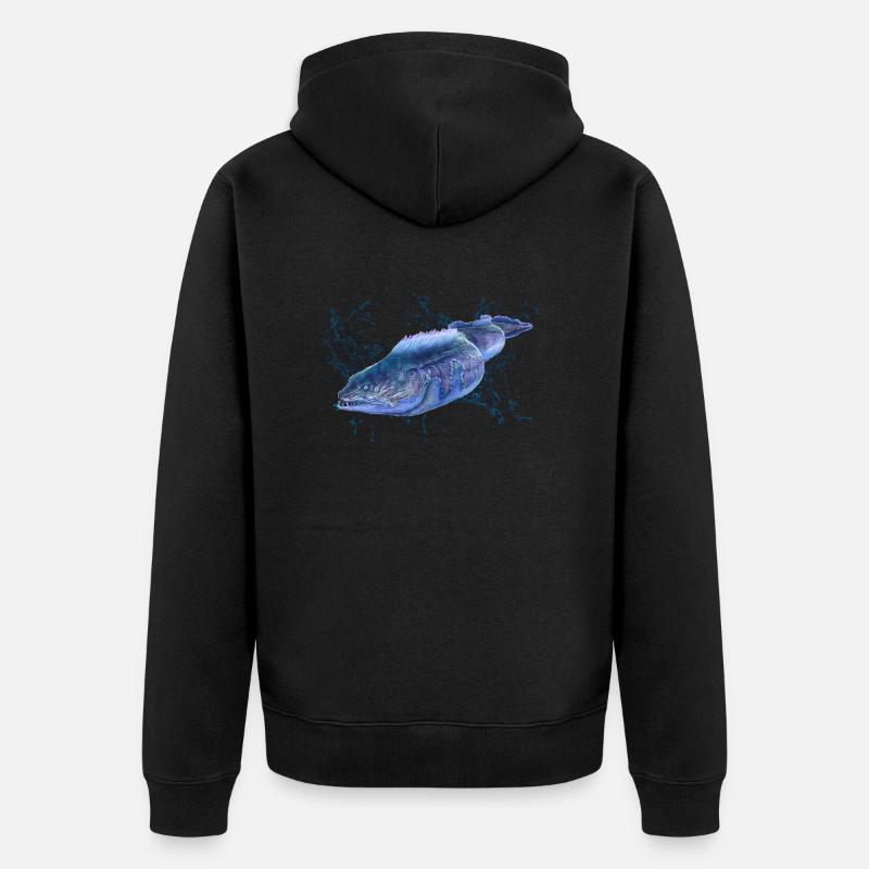 Murène - Veste à capuche bio Premium Unisexe - noir