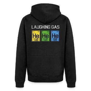 Chemiker Chemie Student Witz Uni Labor Geschenk - Unisex Premium Organic Zip Hoodie - black - Back - Nico (187cm)