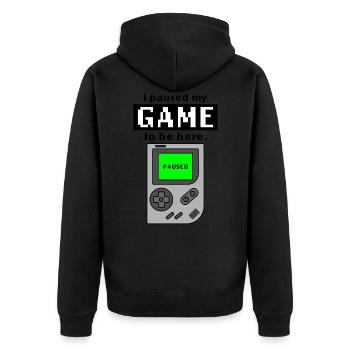 Gaming Gamer - Veste à capuche bio Premium Unisexe - noir - Dos - Nico (187cm)