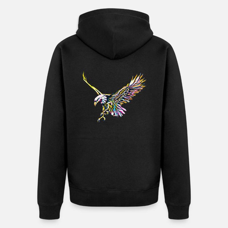 Aigle - Veste à capuche bio Premium Unisexe - noir