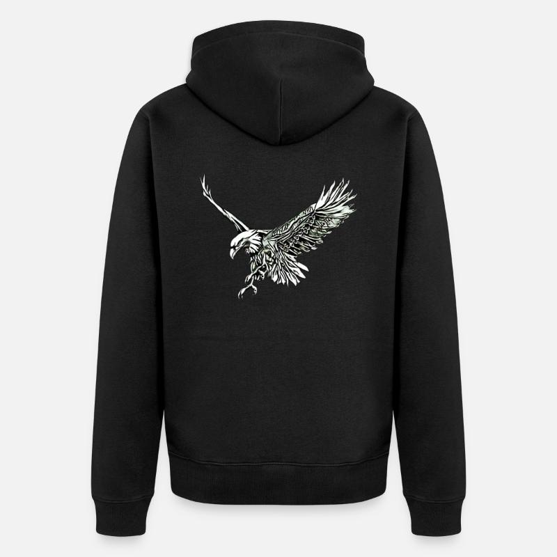 Aigle - Veste à capuche bio Premium Unisexe - noir
