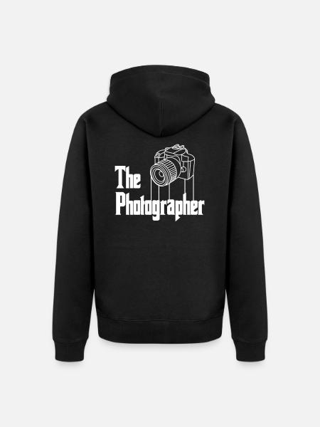 Photographer - Unisex Premium Organic Zip Hoodie - black