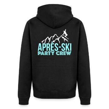 Apres Ski - Veste à capuche bio Premium Unisexe - noir - Dos - Nico (187cm)
