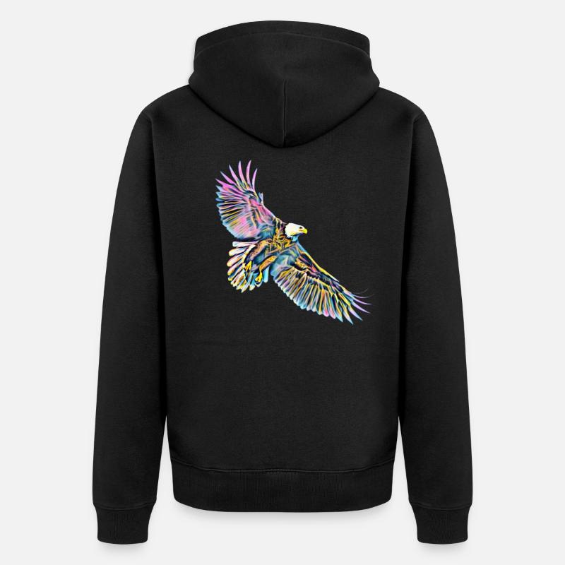 Aigle - Veste à capuche bio Premium Unisexe - noir