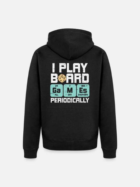 D20 shirt - Unisex Premium Organic Zip Hoodie - black