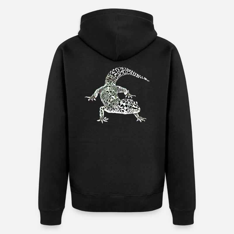 Gecko - Veste à capuche bio Premium Unisexe - noir