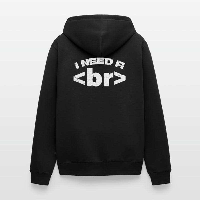 Programmierer Unisex Premium Bio Zip Hoodie