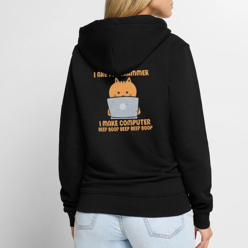 programmer Unisex Premium Organic Zip Hoodie