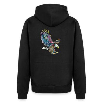 Aigle - Veste à capuche bio Premium Unisexe - noir - Dos - Nico (187cm)
