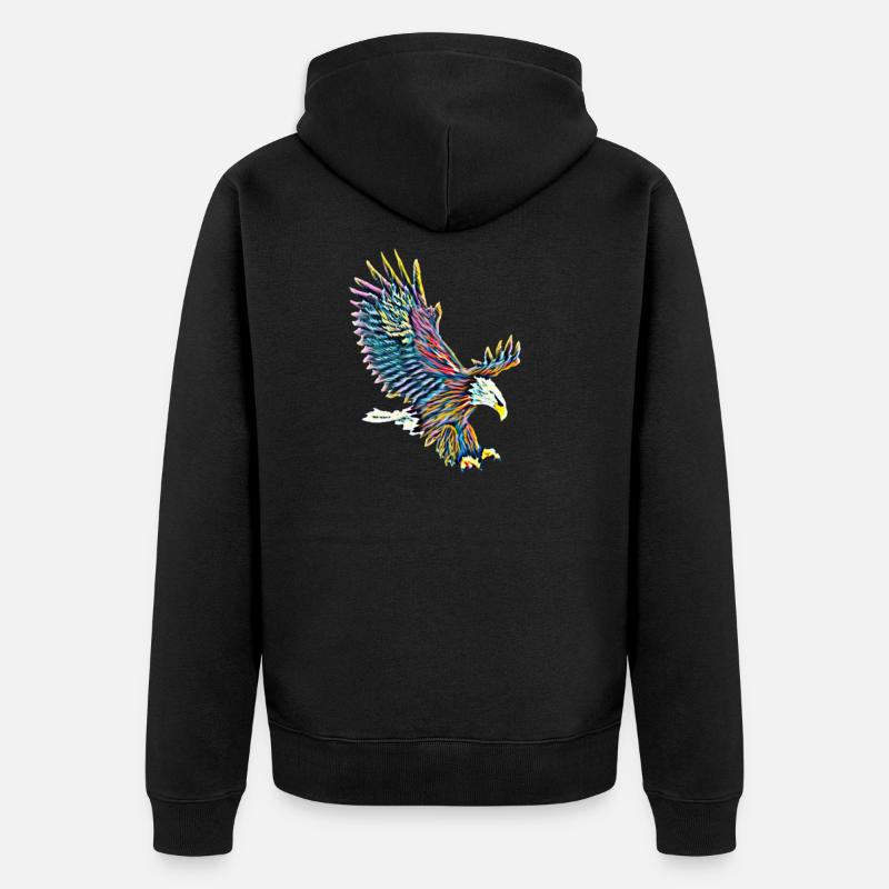 Aigle - Veste à capuche bio Premium Unisexe - noir