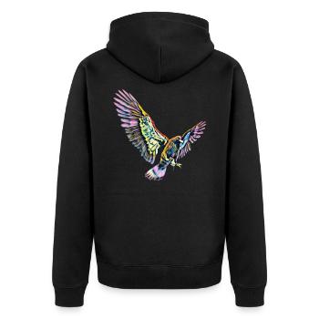 Aigle - Veste à capuche bio Premium Unisexe - noir - Dos - Nico (187cm)