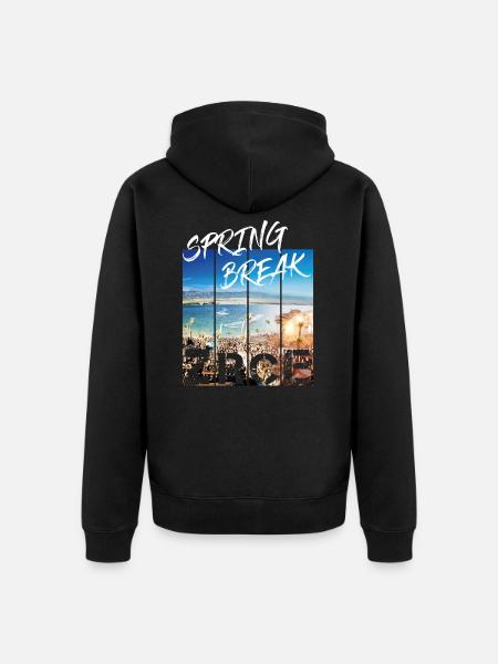 Zrce Spring Break - Unisex Premium Organic Zip Hoodie - black