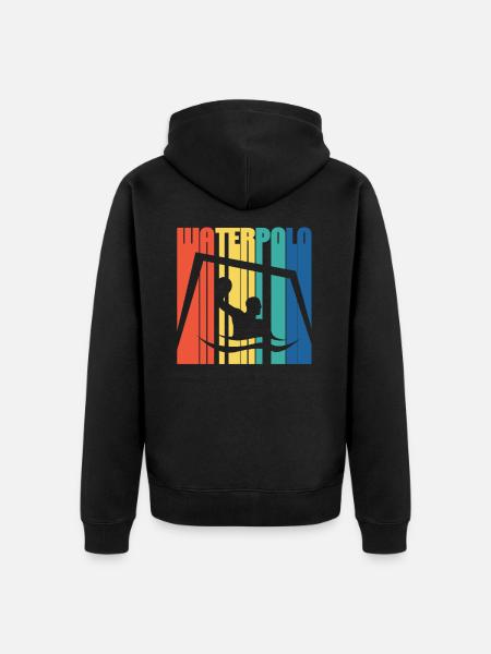 Water polo - Unisex Premium Organic Zip Hoodie - black