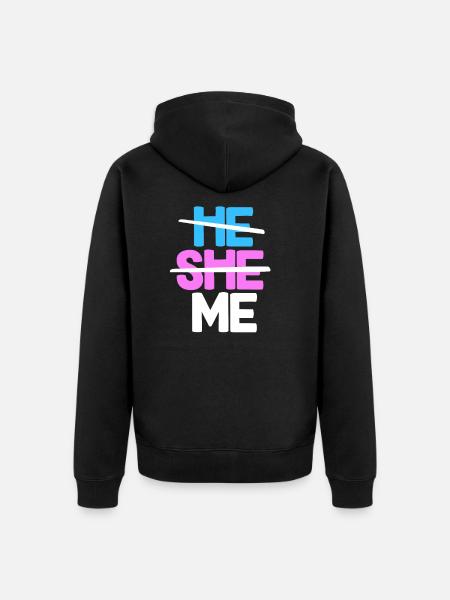 queer - Veste à capuche bio Premium Unisexe - noir