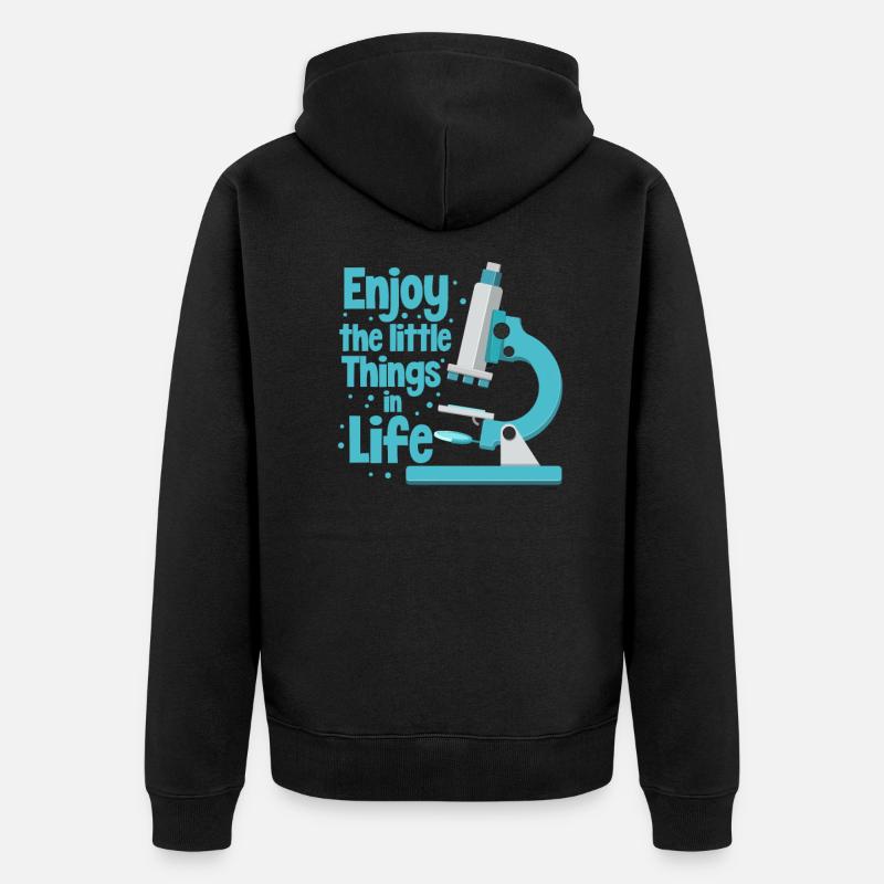 la biologie - Veste à capuche bio Premium Unisexe - noir