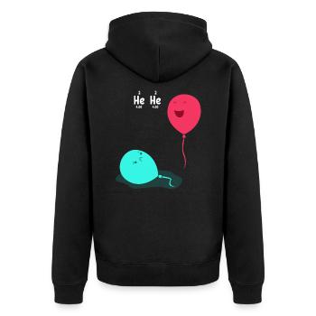 Biologie Science Chimie Laboratoire Cadeau - Veste à capuche bio Premium Unisexe - noir - Dos - Nico (187cm)
