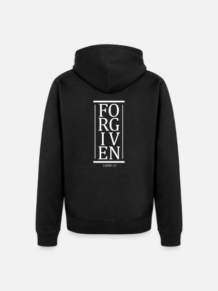 Christlich Jesus Gott Bibel Christus Geschenk - Premium økologisk unisex-hættejakke - sort