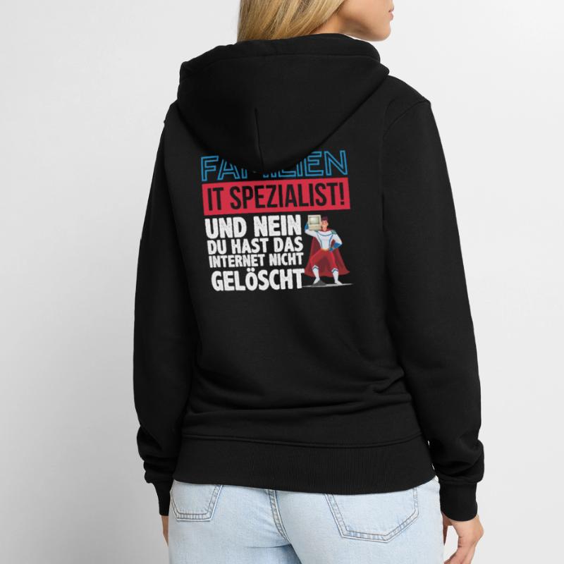 Programmierer Informatiker Unisex Premium Bio Zip Hoodie
