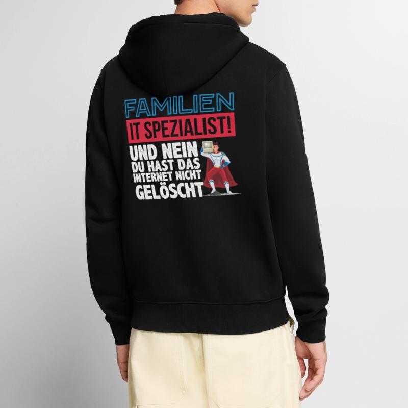 Programmierer Informatiker Unisex Premium Bio Zip Hoodie
