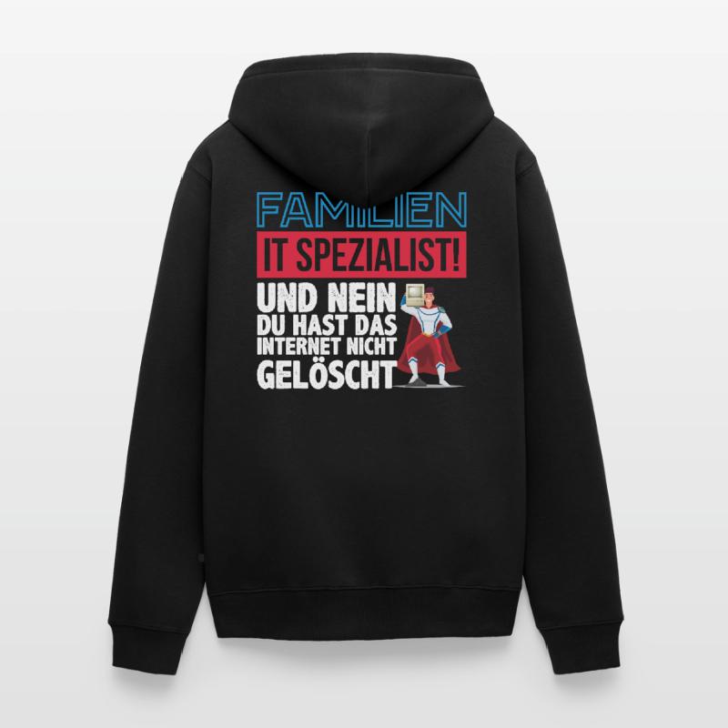 Programmierer Informatiker Unisex Premium Bio Zip Hoodie