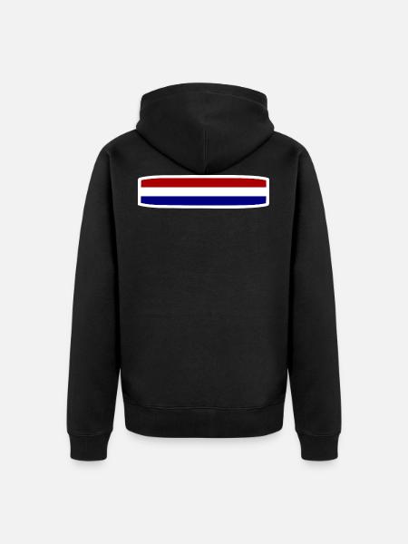 Holland - Unisex Premium Organic Zip Hoodie - black