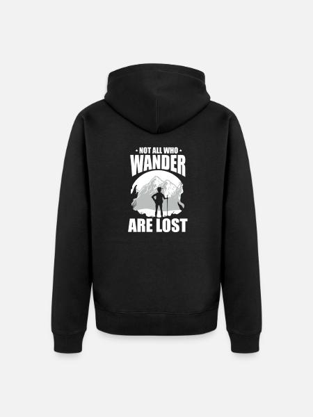 Errer - Veste à capuche bio Premium Unisexe - noir