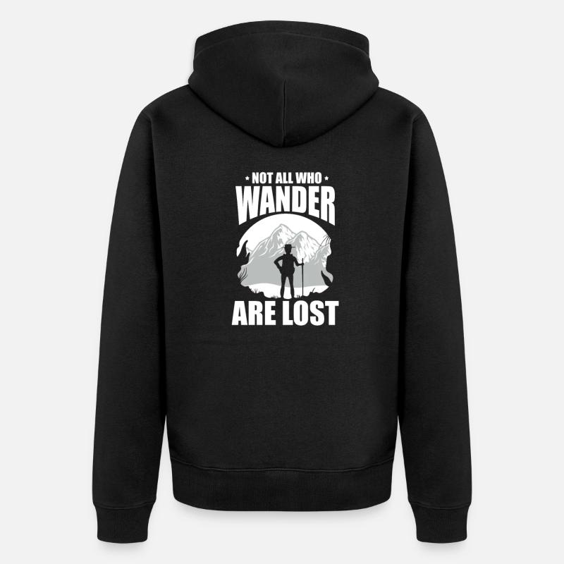 Errer - Veste à capuche bio Premium Unisexe - noir