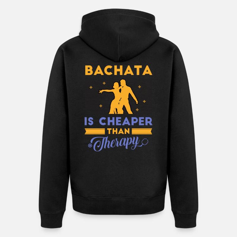 Bachata, bachata dansant, latin - Veste à capuche bio Premium Unisexe - noir