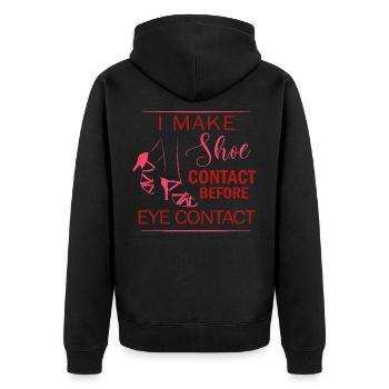 Bachata, bachata bachata gift, bachata - Unisex Premium Organic Zip Hoodie - black - Back - Nico (187cm)