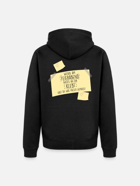 Kindergärtner Erzieher - Unisex Premium Bio Zip Hoodie - Schwarz